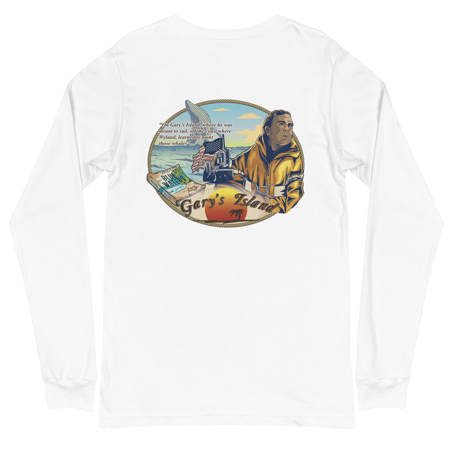 Gary's Island Unisex Long Sleeve Tee - Light Colors