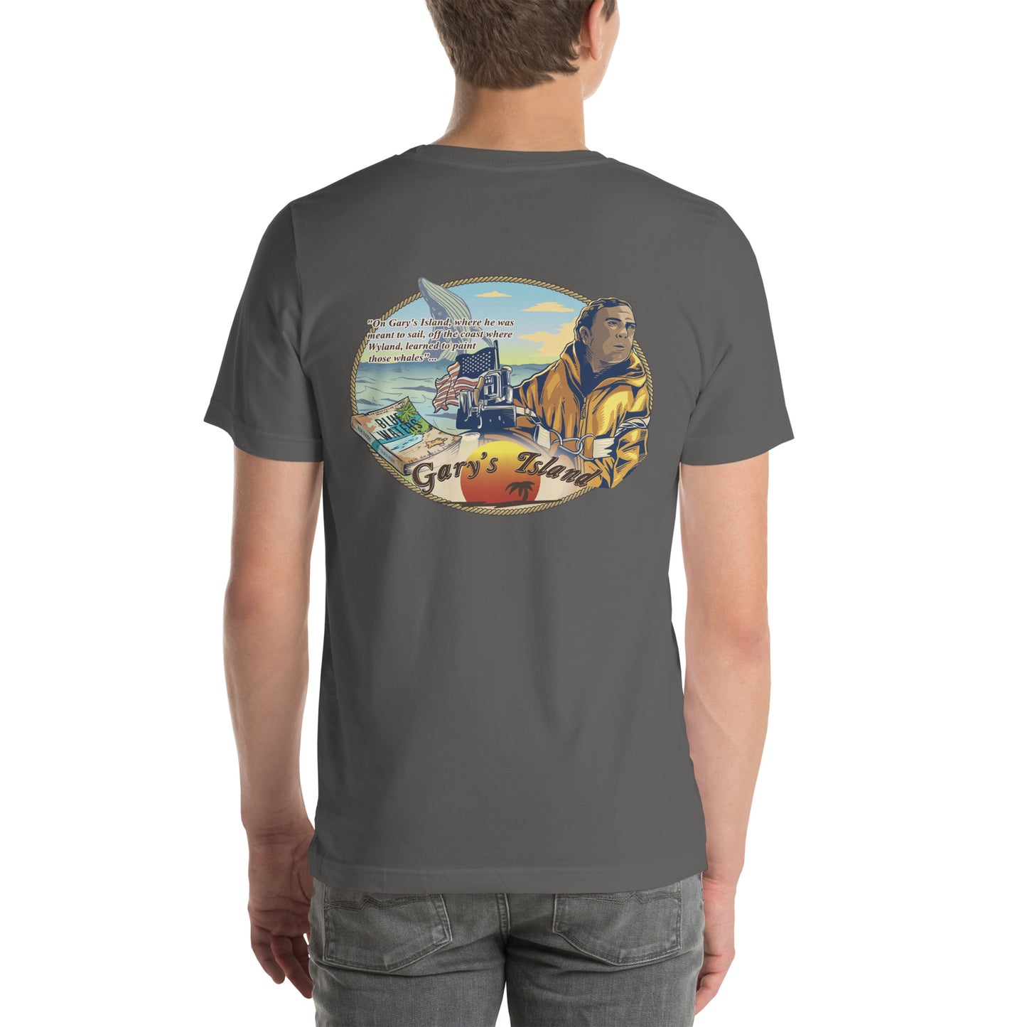 Gary's Island - Unisex t-shirt - Dark Colors