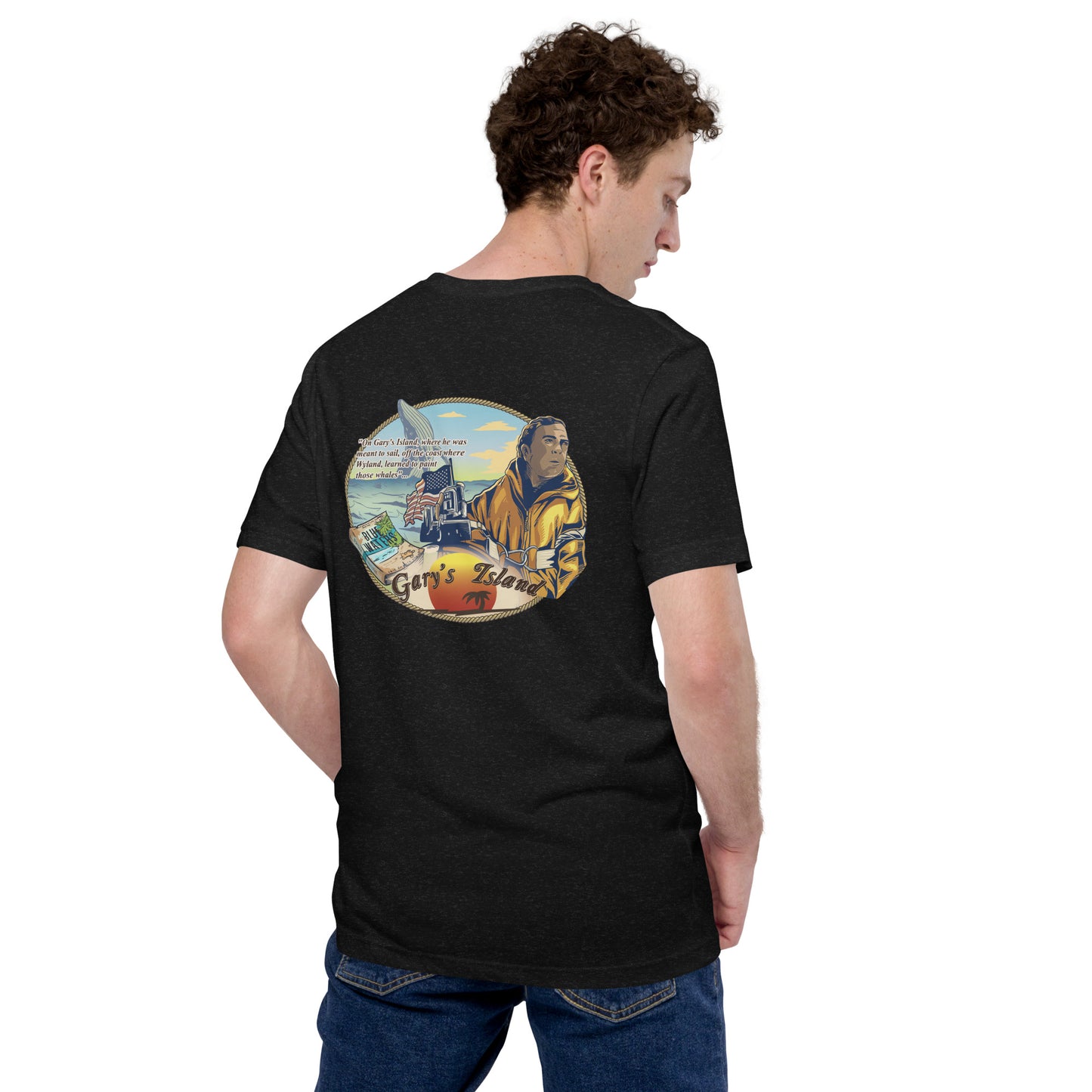 Gary's Island - Unisex t-shirt - Dark Colors