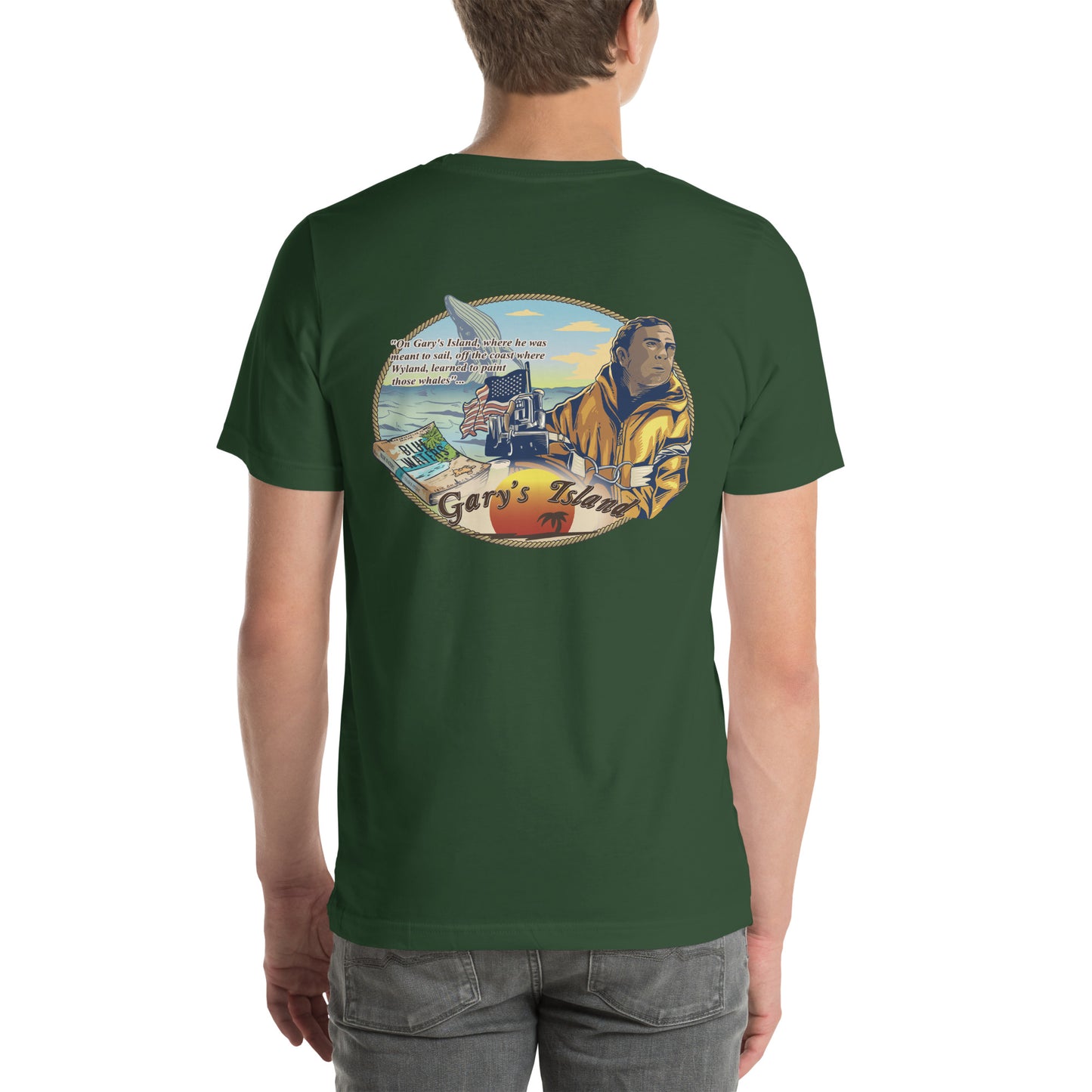 Gary's Island - Unisex t-shirt - Dark Colors