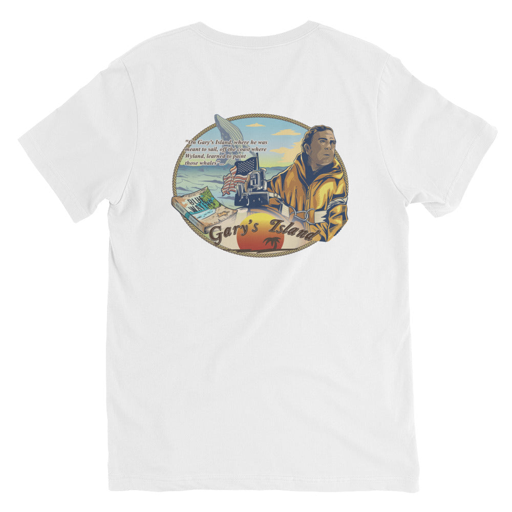 Gary's Island Unisex Short Sleeve V-Neck T-Shirt