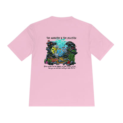 Manatee & The JellyFish Unisex Moisture Wicking Tee