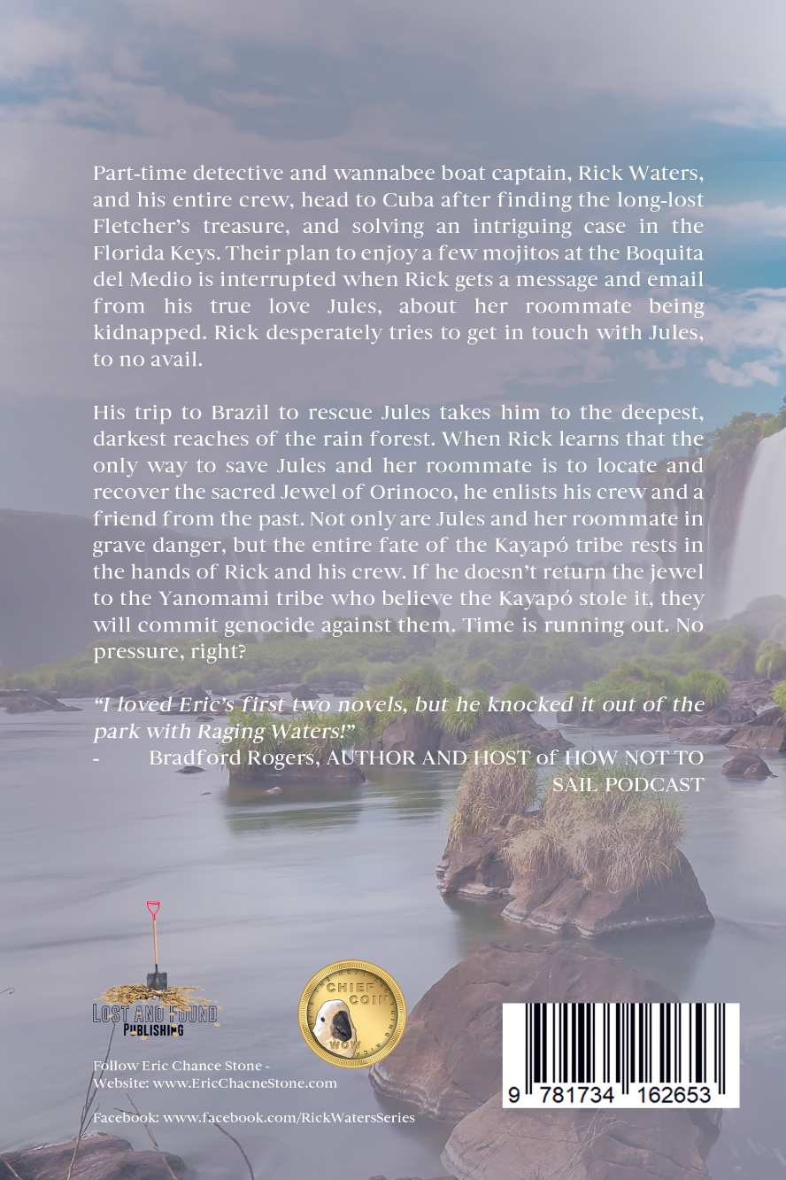 Raging Waters Paperback - Book 3: A Rick Waters Novel (Caribbean Adventure Series)