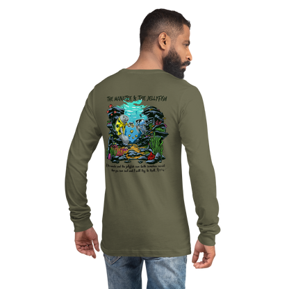 Manatee & The JellyFIsh - Long Sleeve Tee - Lighter Colors