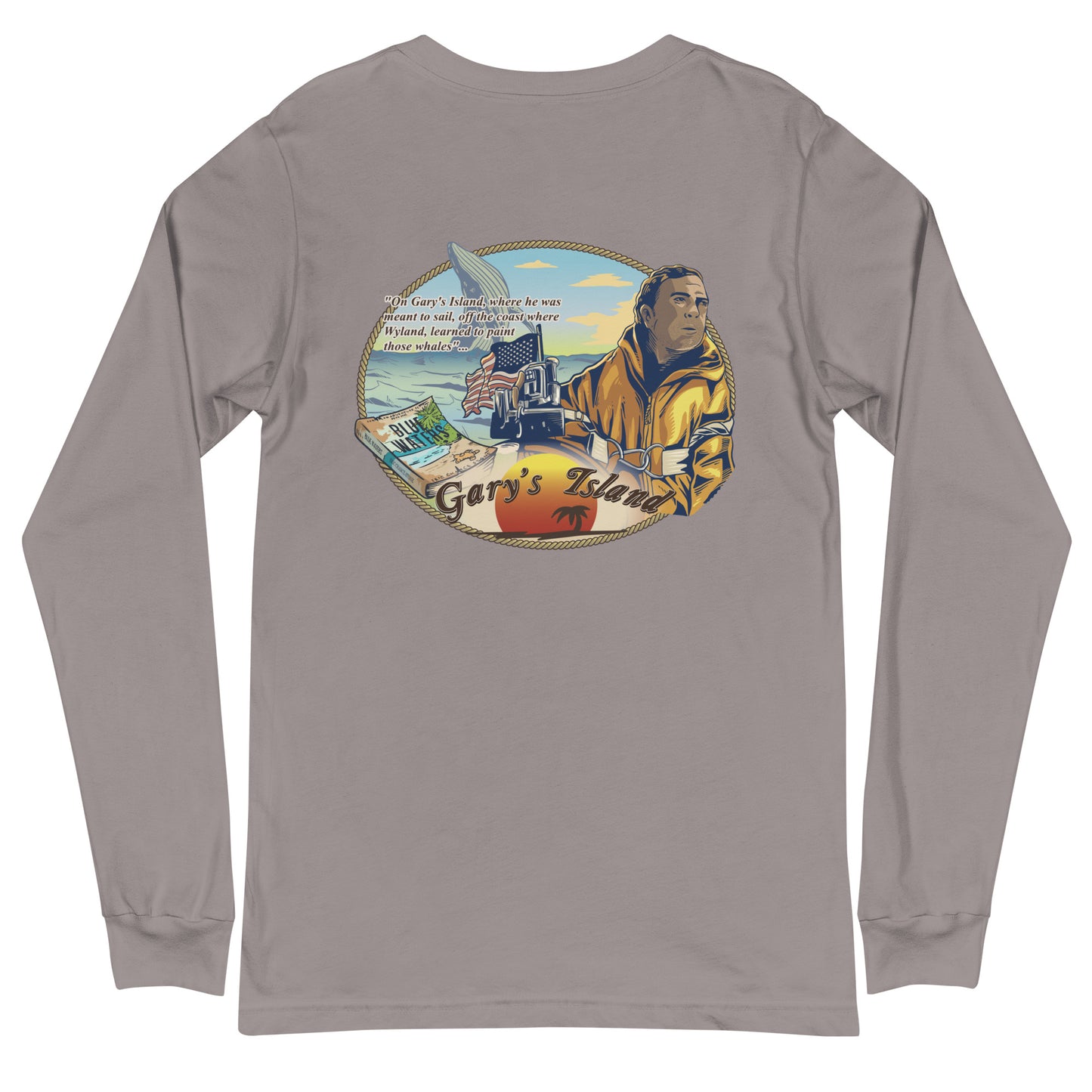 Gary's Island Unisex Long Sleeve Tee - Light Colors