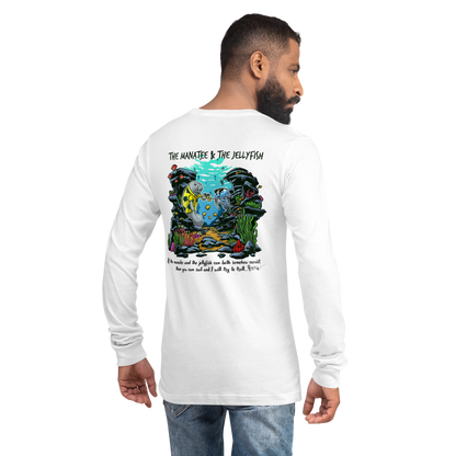 Manatee & The JellyFIsh - Long Sleeve Tee - Lighter Colors